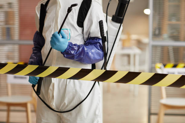 Professional Trauma Scene Cleanup technician working in Burlington, NJ